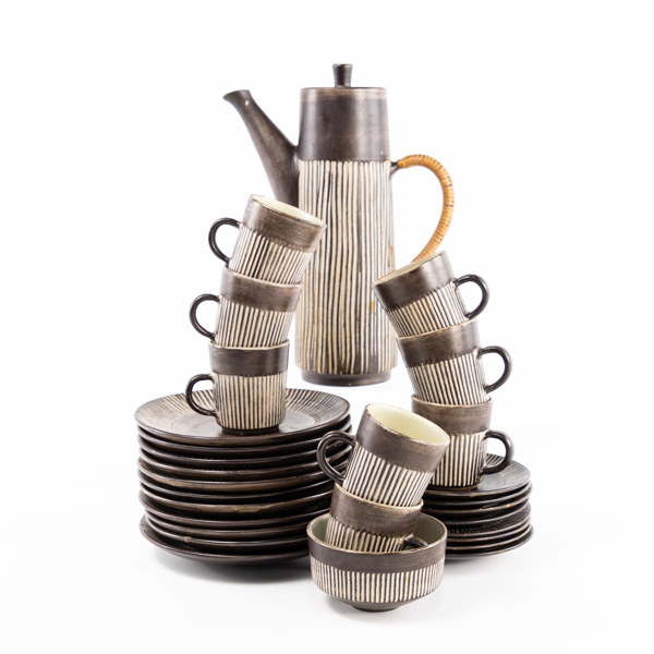 Eigil Hinrichsen, kaffeservis, 29 delar, Brdr. Rasmussen, Danmark