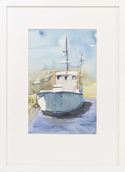 Helena Strevens, akvarell, signerad, 55x75 cm