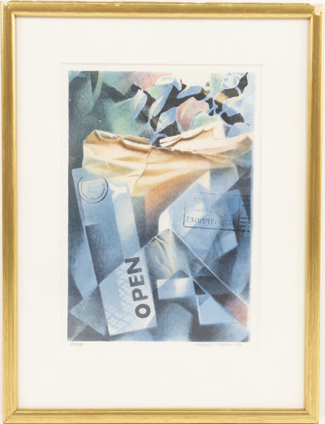 Magnus Krook, litografi, signerad, numrerad 123/250, 32 x 42 cm