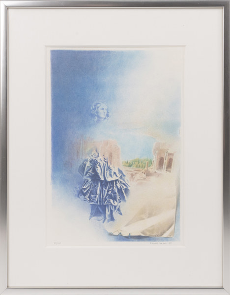 Magnus Krook, litografi, 81/250, signerad, 41x53 cm