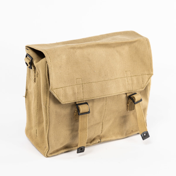 Bärväska med matkantiner, canvas, militär, Danska Armén