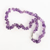 Halsband, med lila stenar, Sydamerika, längd 45 cm