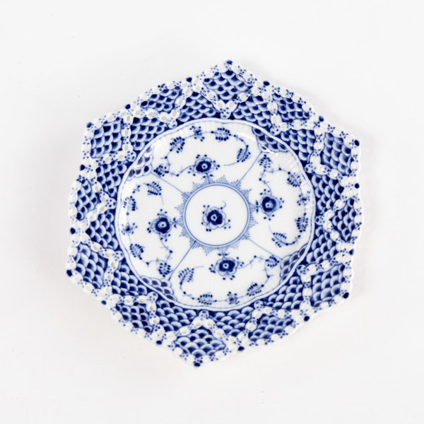 Assiett, "Musselmalet", 1144, Royal Copenhagen