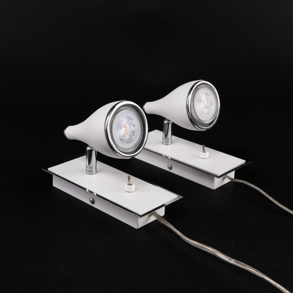 Sänglampor, ett par, "Pollux", Cottex