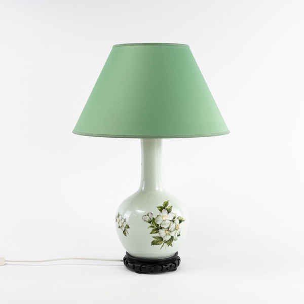 Bordslampa, porslin, NK, höjd 55 cm
