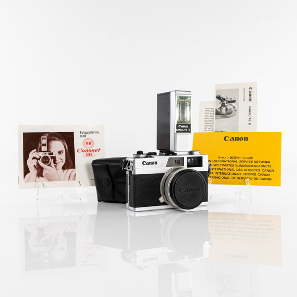 Mätsökarkamera, Canon, Canonet 28, 70-tal, Japan