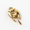 Brosch, 18k guld, 6,0 gram