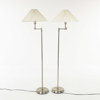 Golvlampor, ett par, metall, IKEA, höjd 155 cm
