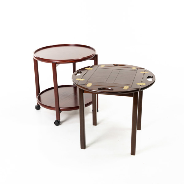 Brickbord, 2 st, bl a "Butler's Tray", 1900-tal