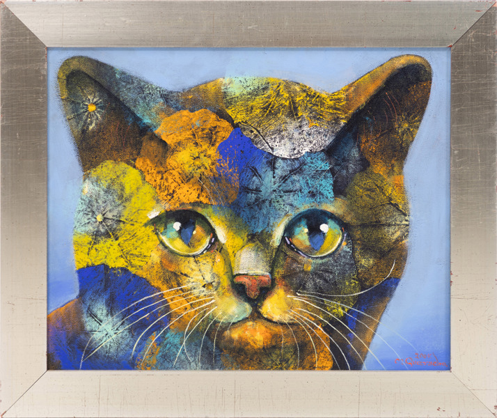 Michael Qvarsebo, olja på duk, signerad, 49x41 cm