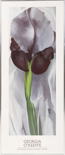 Georgia O´Keeffe, utställningsaffisch, 41 x 97 cm