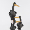 Catarina Hultman, skulptur, "Rörfåglar", signerad, höjd 58 cm
