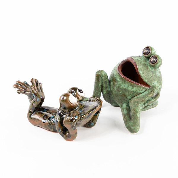 Figuriner, 2 st, bl a Jönsson, Svaneke, högsta 11 cm