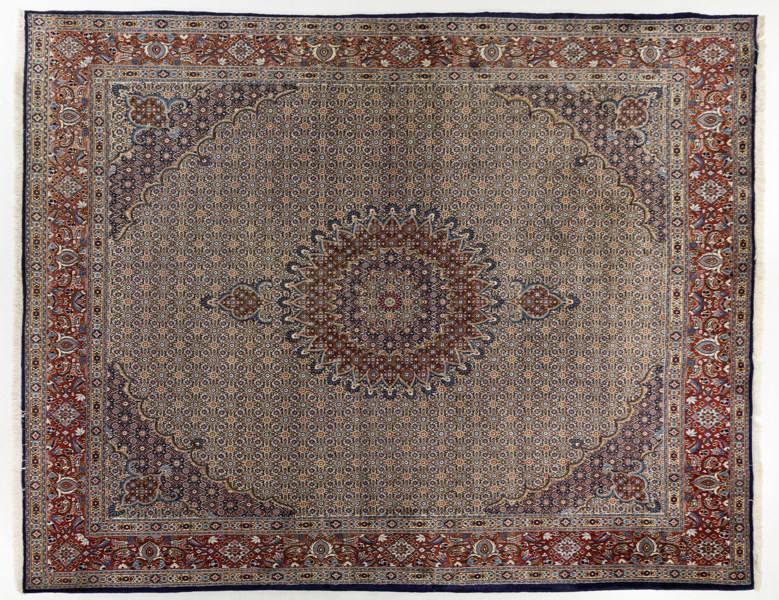 Matta, handknuten, Moud, 340x290 cm