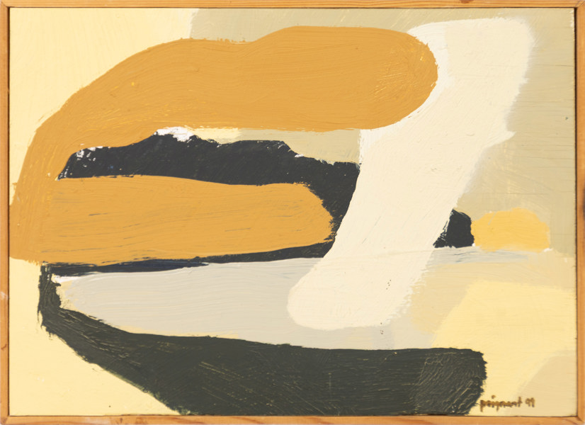 Christian Poignant, olja på pannå, signerad, 30,5x22 cm