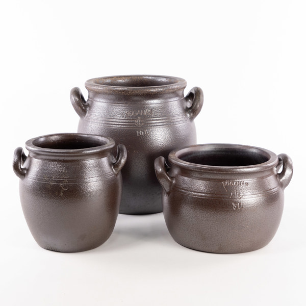 Krus, 3 st, Höganäs, högsta 29 cm