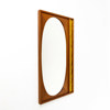Spegel, teak, 60/70-tal, Danmark, 92x53 cm