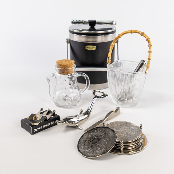 Diverse bar- och serveringstillbehör, bl a Freezinhot