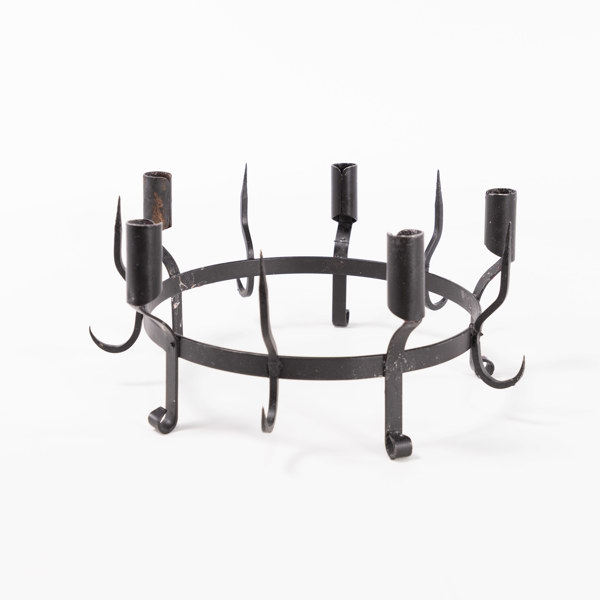 Bordskandelaber, smide, Ø 32 cm