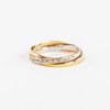 Ring, 18k guld, storlek 17,25, 3,2 gram