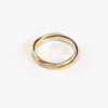 Ring, 18k guld, storlek 17,25, 3,2 gram