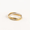 Ring, 18k guld, storlek 17,25, 3,2 gram