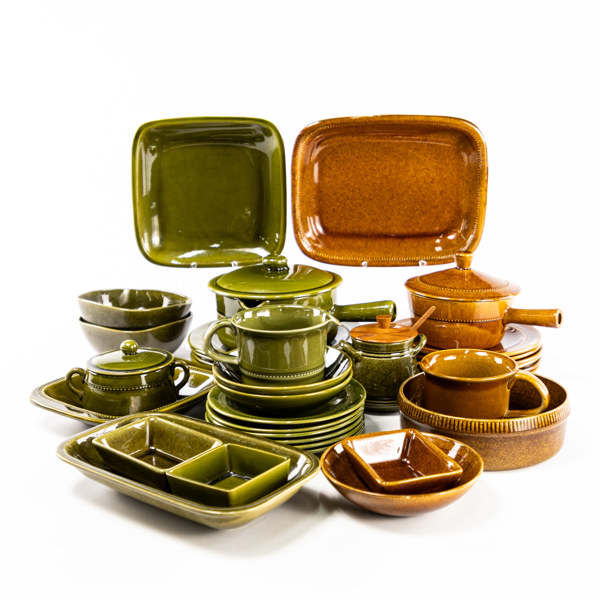 Matservisdelar, 38 st, "Old Höganäs"