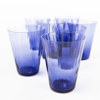 Dricksglas, 7 st, blå glas