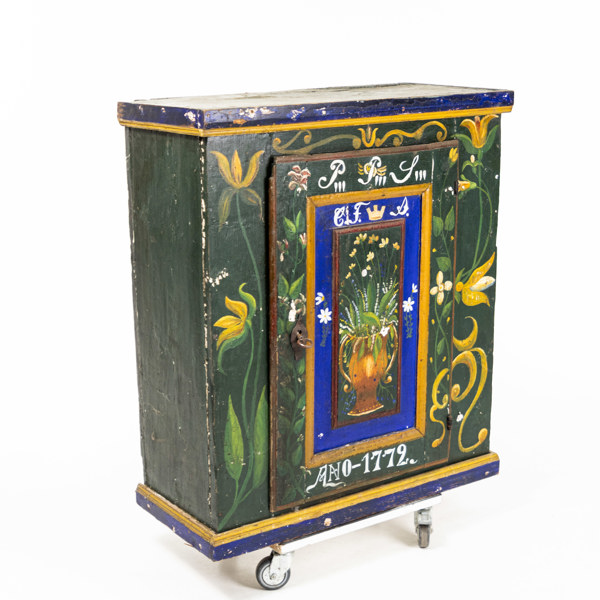 Skåp, allmoge, 1700-tal, 79x36x91 cm