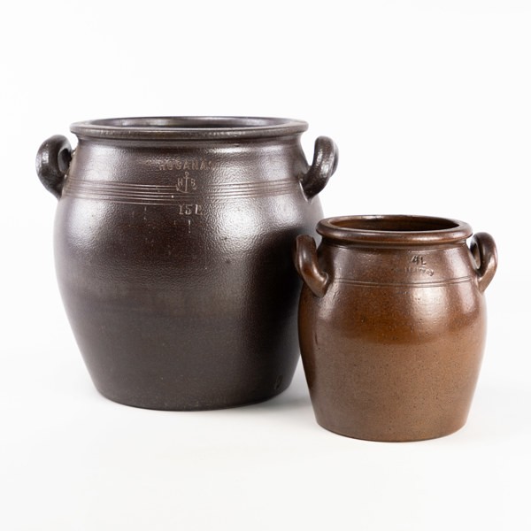 Krus, 2 st, 15L, 4L, Höganäs, Wallåkra, höjd 31 cm och mindre