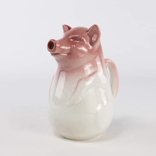 Kanna, flintgods, tidigt 1900-tal, Rörstrand, höjd 23 cm