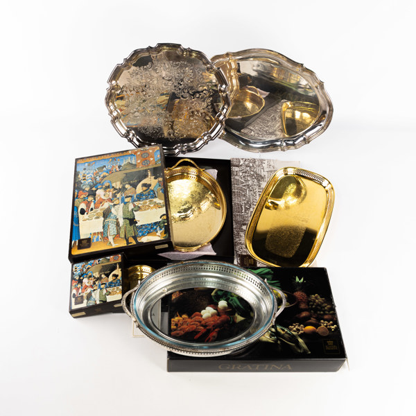 Brickor, coasters, 6 delar, bl a Scandia Guld