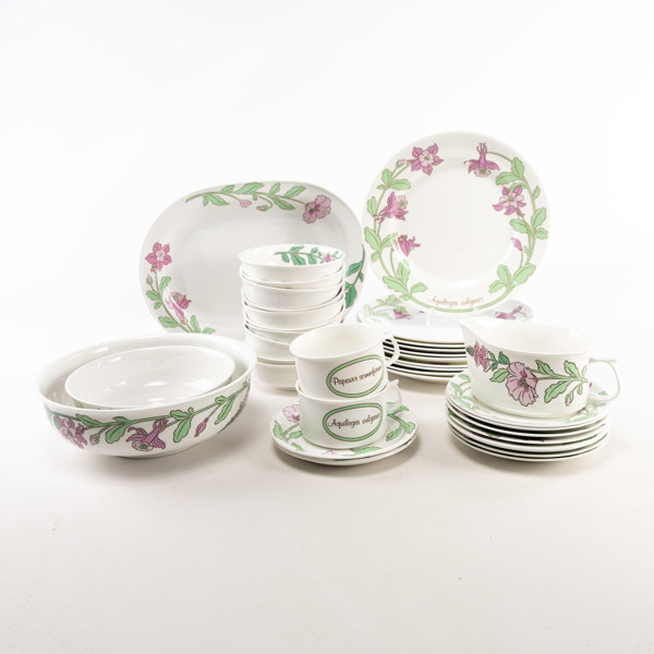 Pia Rönndahl, matservis, 31 delar, Apoteksbolaget, Gustavsberg