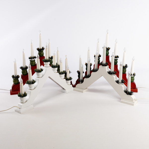 Adventssljusstakar, 4 st, bl a Gnosjö Konstsmide