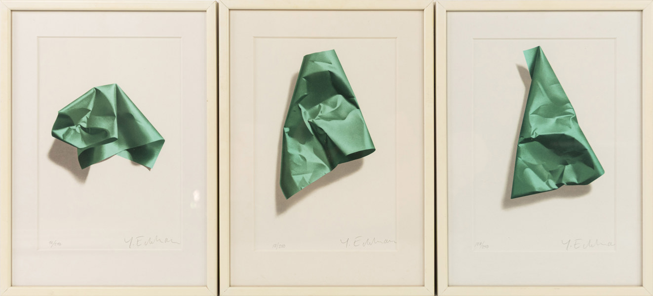 Yrjö Edelmann, litografier, 3 st, signerade, numrerade X/250, 27 x 37 cm