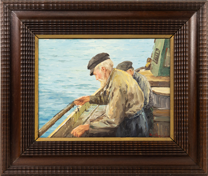 Oidentifierad konstnär, olja på duk, signerad A Sedov, 62 x 52 cm