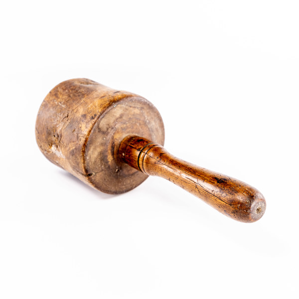 Träklubba, allmoge, längd 35 cm