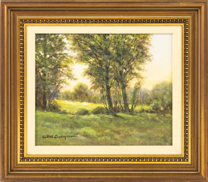 Göte Svensson, olja på duk, signerad, 39 x 34 cm