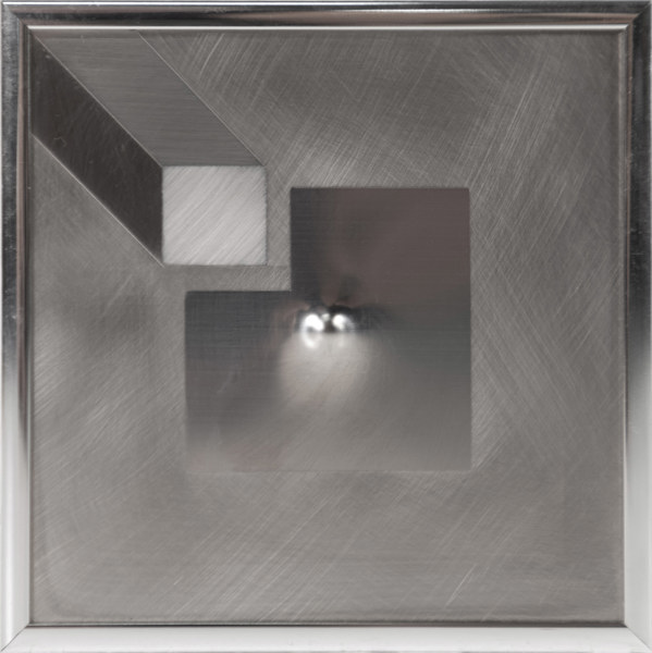 Alexius Huber, relief, signerad, numrerad 3/20, 15,5 x 15,5 cm