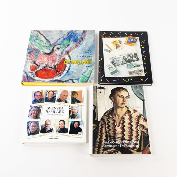 Böcker, 4 st, bl a Svenska Samlare