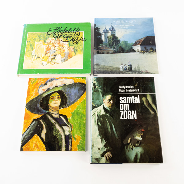 Böcker, 4 st, bl a Modernismens genombrott