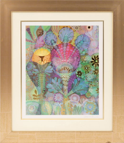 Jorinde Binder, tryck, signerad, 49x56 cm