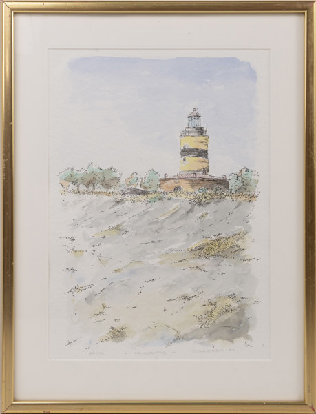 Carl-Richard Carlenstierna, litografi, signerad, 43x56 cm