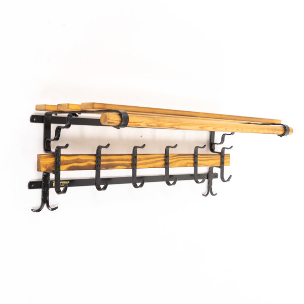 Hatthylla, furu/metall, Beslag Design, bredd 80 cm