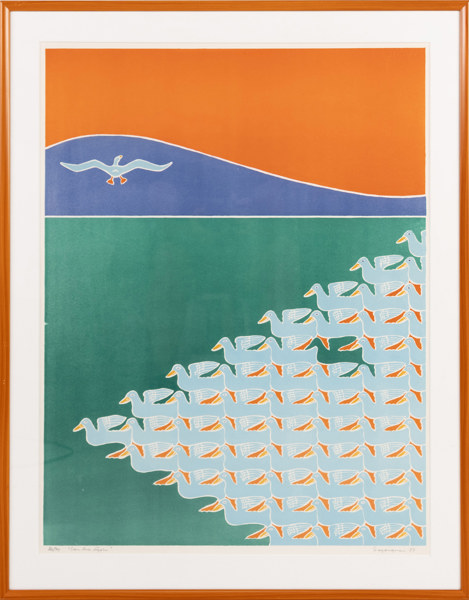 Göran Segergren, litografi, 20/70, signerad, 71x89 cm