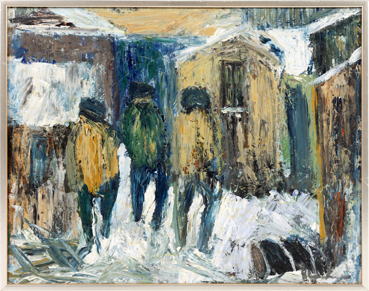 Kai Kristensen, olja på duk, signerad, 75x59 cm