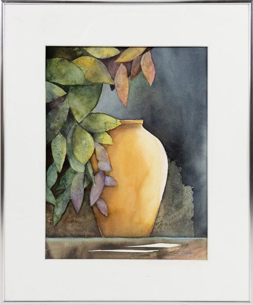 Lolo Tillberg, akvarell, signerad, 51 x 61 cm