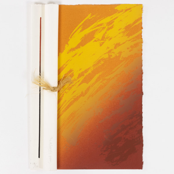 Curt Hillfon, litografi, X/99, signerad, 26,5x39 cm