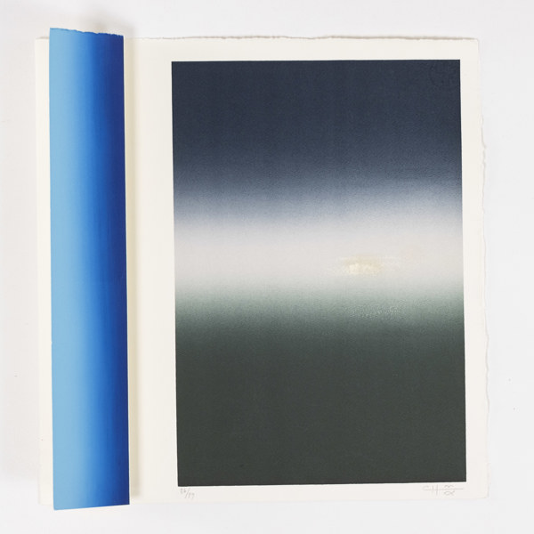 Curt Hillfon, litografi, X/99, signerad, 38x39 cm