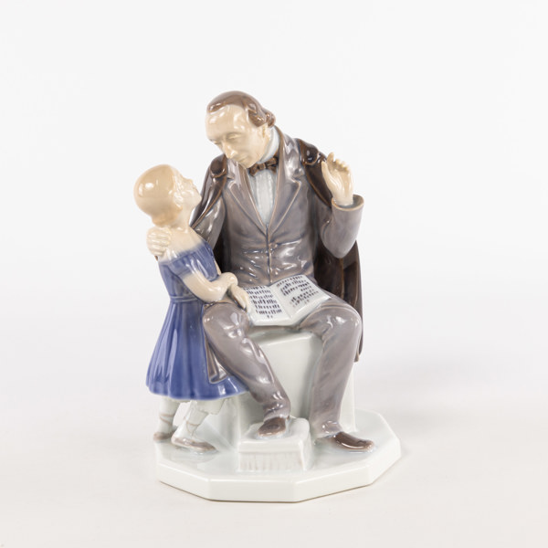 Figurin, "HC Andersen", 2037, B&G, höjd 23 cm